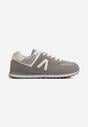 Szare Buty Sportowe Sneakersy z Ozdobną Aplikacją Rilazea