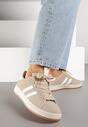 Sneakers Bej cu alb
