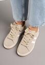 Sneakers Bej cu alb