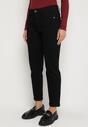 Czarne Casualowe Jeansy o Kroju Mom Fit Arettia