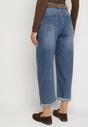 Niebieskie Jeansy o Kroju Mom Fit z Regularnym Stanem Rilarisse