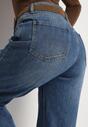 Niebieskie Jeansy o Kroju Mom Fit z Regularnym Stanem Rilarisse