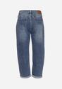 Niebieskie Jeansy o Kroju Mom Fit z Regularnym Stanem Rilarisse
