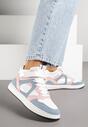 Sneakers Alb cu roz