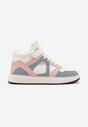 Sneakers Alb cu roz