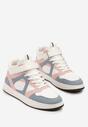 Sneakers Alb cu roz