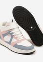 Sneakers Alb cu roz