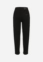 Czarne Klasyczne Jeansy o Kroju Mom Fit Fesianela