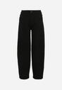 Czarne Jeansy o Kroju Slouchy z Regularnym Stanem Fesinasa