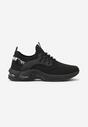 Czarne Buty Sportowe z Napisami Klymitheme