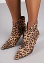 Botine Imprimeu leopard