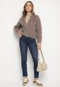 Niebieskie Klasyczne Jeansy Skinny z Regularnym Stanem Rastina