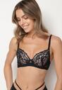 Sutien Negru cu roz