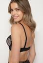 Sutien Negru cu roz