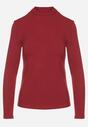 Bordowa Bluzka Golf Typu Longsleeve Altera