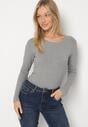 Szara Bluzka Typu Longsleeve Unelessa