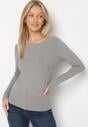 Szara Bluzka Typu Longsleeve Unelessa