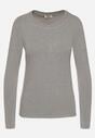 Szara Bluzka Typu Longsleeve Unelessa