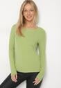 Zielona Bluzka Typu Longsleeve Unelessa