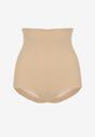 Beżowe Majtki Modelujące z Wysokim Stanem Liredia