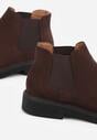 Brązowe Botki Typu Sztyblety Fezorra