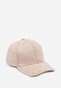 Beżowa Klasyczna Czapka z Daszkiem Tusira