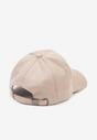 Beżowa Klasyczna Czapka z Daszkiem Tusira