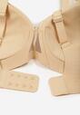 Beżowy Biustonosz z Ozdobnymi Paskami Zetessa