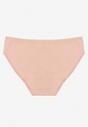 Różowe Gładkie Majtki Figi z Bawełny Venessila