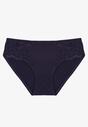 Granatowe Gładkie Majtki Figi z Bawełny Venessila