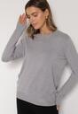 Szary Sweter z Guzikami z Boku Tusiana