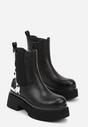 Botine Negru cu alb