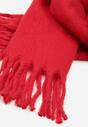 Czerwony Szalik z Frędzlami  Owedarria