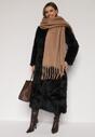 Brązowy Szalik z Frędzlami  Owedarria
