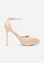 Pantofi stiletto Bej