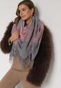 Różowo-Szary Szalik Bellaern