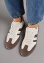 Sneakers Bej cu maro