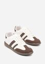 Sneakers Bej cu maro