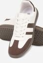 Sneakers Bej cu maro