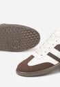 Sneakers Bej cu maro