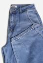 Niebieskie Jeansy z Bawełną w Stylu Balloon Vilinevera