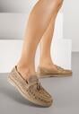 Mocasini Bej închis