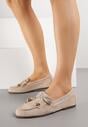 Mocasini Bej închis