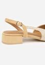 Beżowe Sandały z Plecionką Fourash