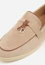 Mocasini Bej închis