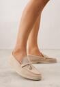 Mocasini Bej închis