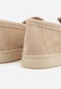 Mocasini Bej închis