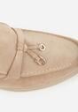 Mocasini Bej închis