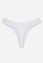 Białe Majtki Typu Stringi z Bawełną Asoia