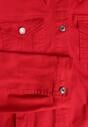 Czerwona Bawełniana Kurtka Jeansowa Perimea
